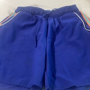 Tiger Friday Blue Athletic Shorts